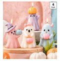 Halloween ghost candle set