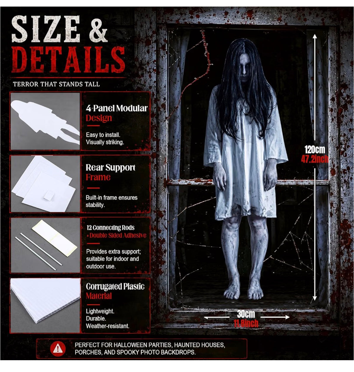 Halloween Standing Yard Sign 47 inch