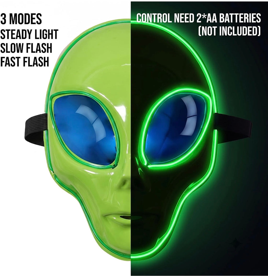 LED Alien Mask