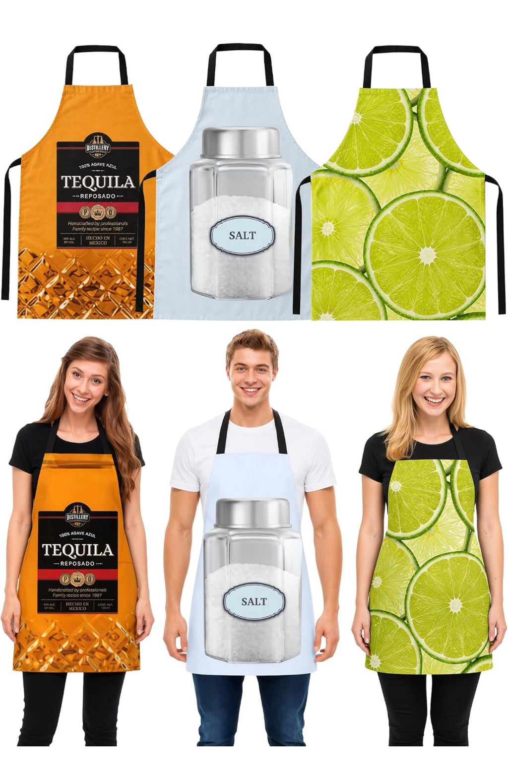 Salt, lime, tequila