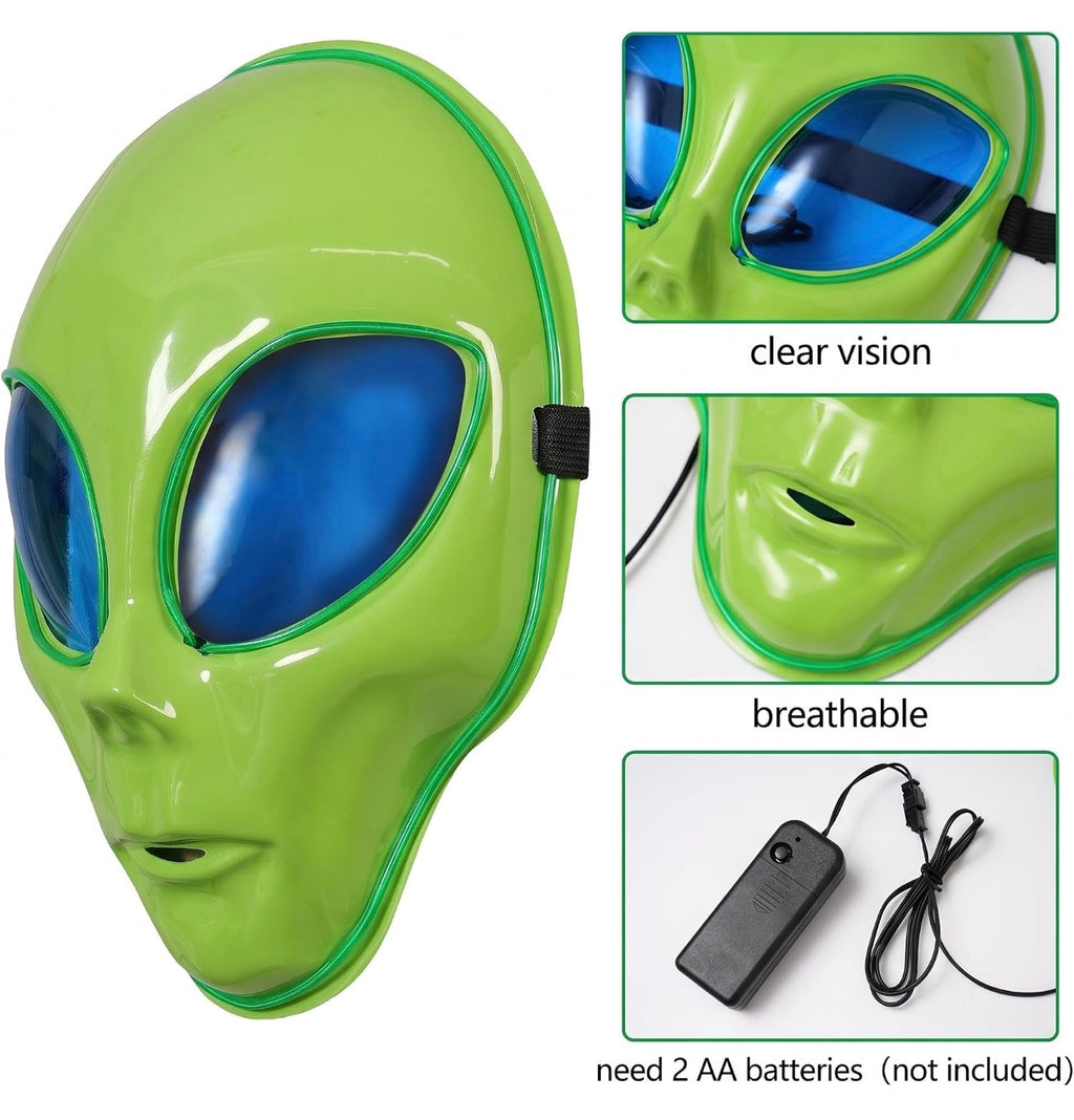 LED Alien Mask