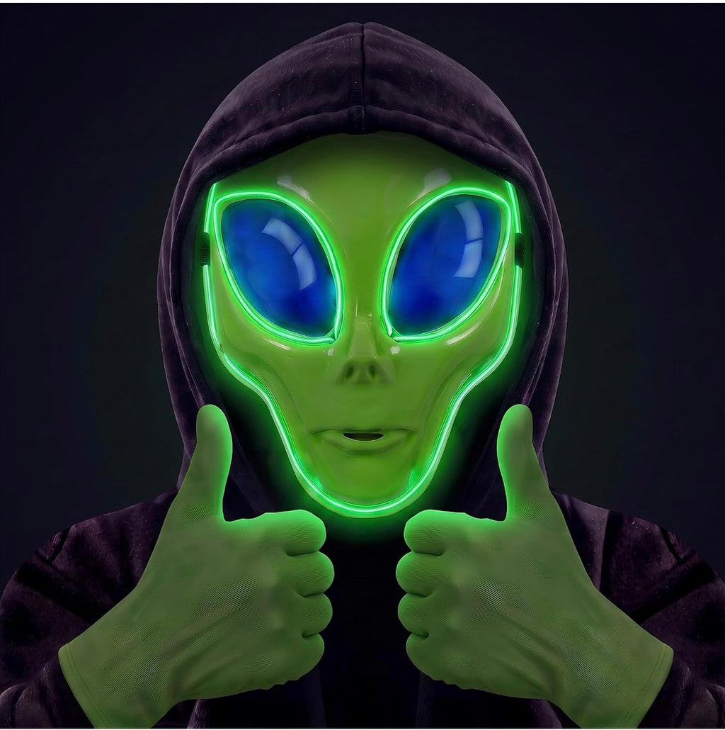 LED Alien Mask