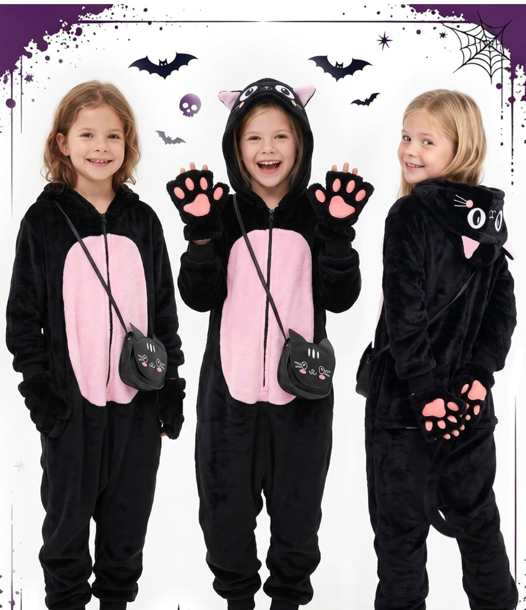 Girls Black Cat age 7-8