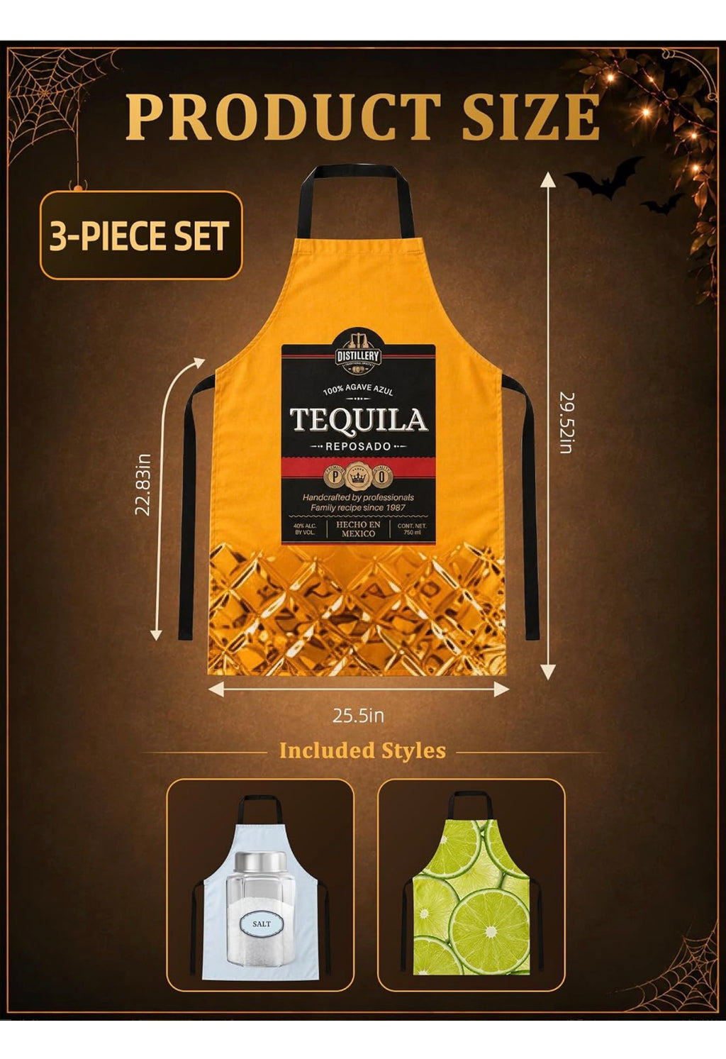 Salt, lime, tequila