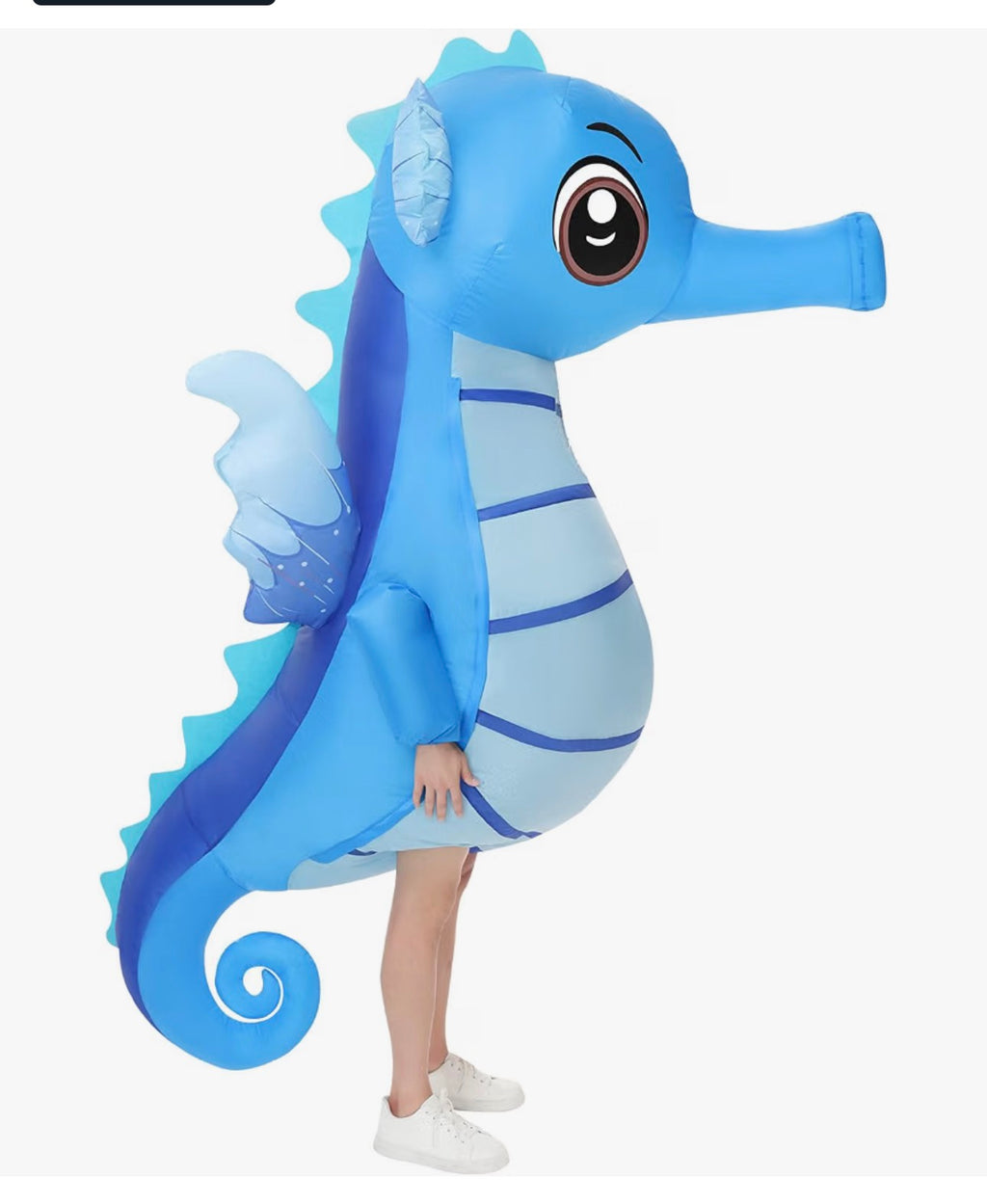 Inflatable seahorse