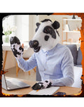 Cow mask and gloves