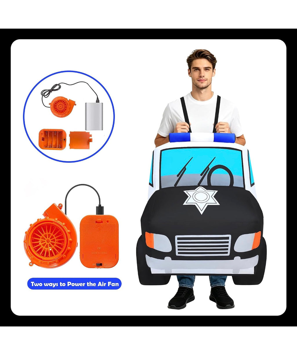Inflatable police car